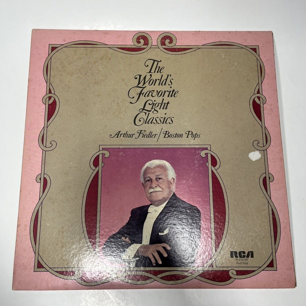 Arthur Fiedler Boston Pops – World's Favorite Light Classics LP 1973 RCA vinyl